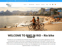 Tablet Screenshot of bikeinriotours.com